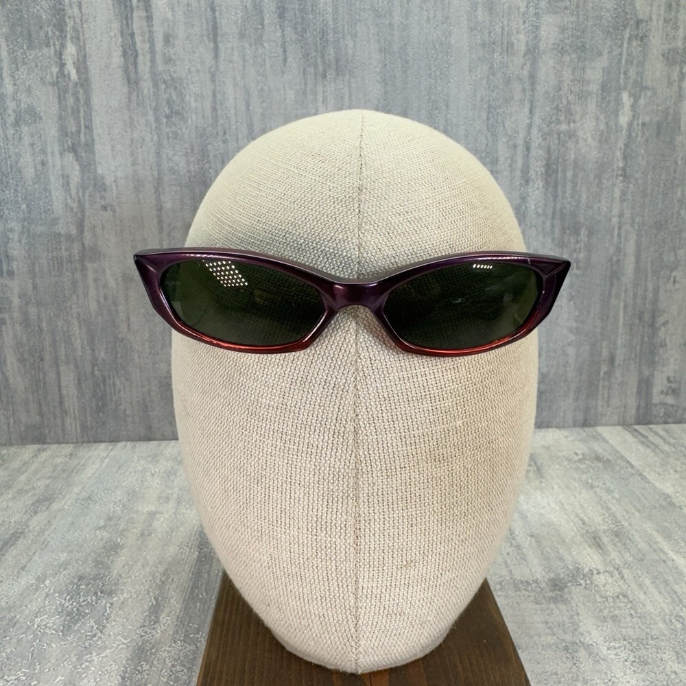 Arnette Mantis 125-3015 Purple/Burgundy 56mm Green lens Vtg Frames Only